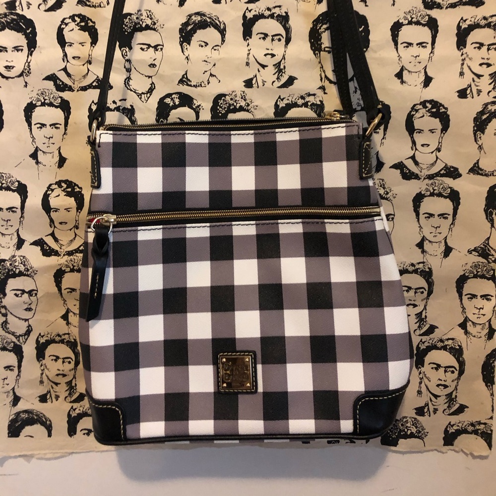 Dooney & Bourke multi zip side bag